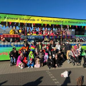 Anmeldung Delbrück Karneval Rollstuhlfahrer 16.2.26